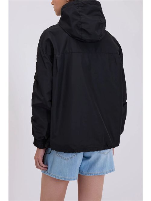 Parka with hood and embroidery ERMANNO FIRENZE | D48ED006APEU3MFB4900099